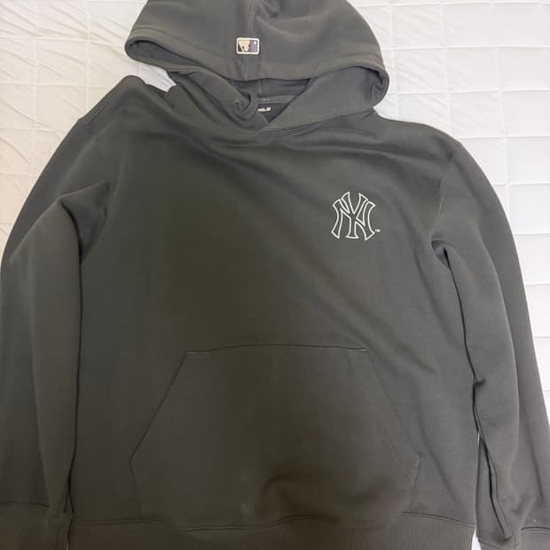 MLB 후드티 차콜 L