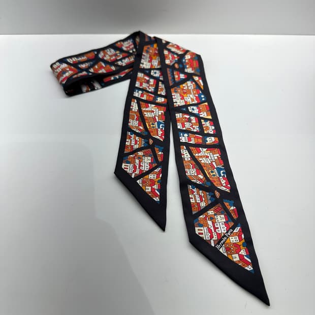 에르메스 24 faubourg 숏 스카프