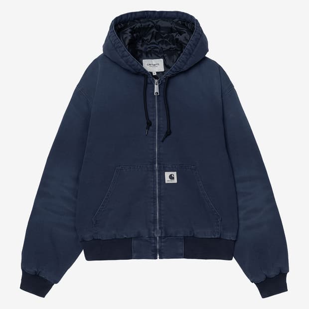 [M] (W) 칼하트 WIP OG 액티브 자켓 다트 네이비 스톤 캔버스