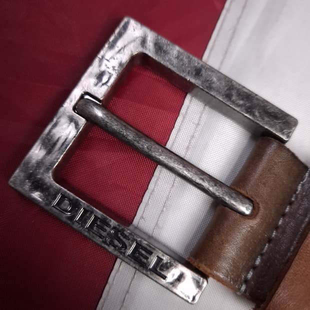 오리지날 이태리제조 디젤 리얼레더 벨트