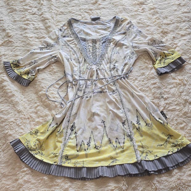 ozzon 오즈온 오즈안젤로 원피스 빈티지 오리엔탈