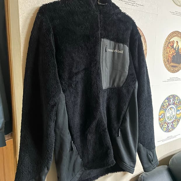 몽벨 플리스 자켓 블랙
