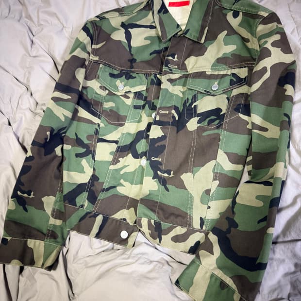 커미션 카모 숏 자켓
