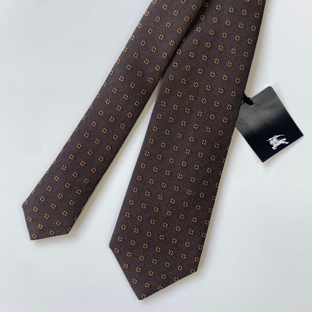 택부착 미사용품 버버리 명품 정품 넥타이 (Burberry) 7.6cm