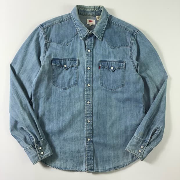 Levi's 리바이스 레드탭 투포켓 데님셔츠