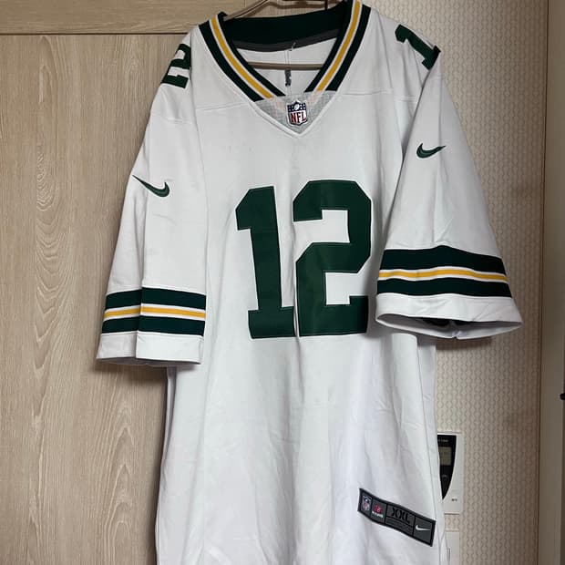 나이키 그린베이 패커스 애런 로저스 져지 유니폼 풋볼 미식축구 nfl