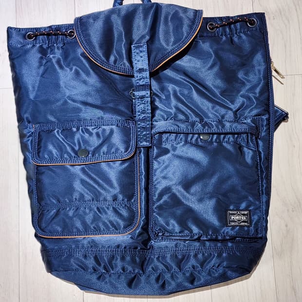 요시다포터 탱커 백팩 아이언블루