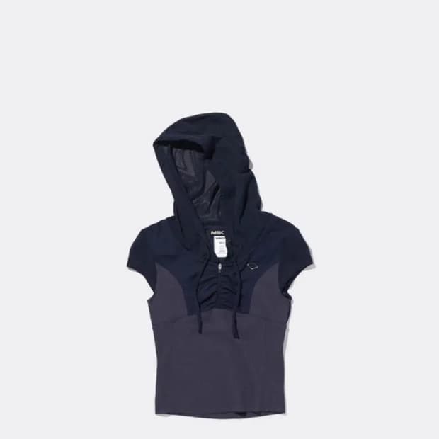 미스치프 후디 HOODED TRACK HALF ZIP-UP-NA
