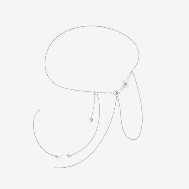 Sentiments 센티멍 No.349 Chain Belt Silver
