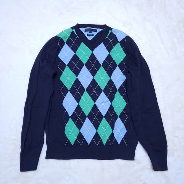 타미힐피거 남성 니트 M 0302 뽀샤샤