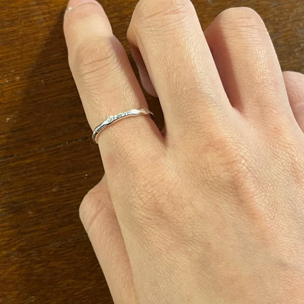 새상품 여성 오픈링 문양 반지 은반지 실버링