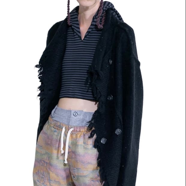 퍼버즈 아웃포켓 니트 가디건