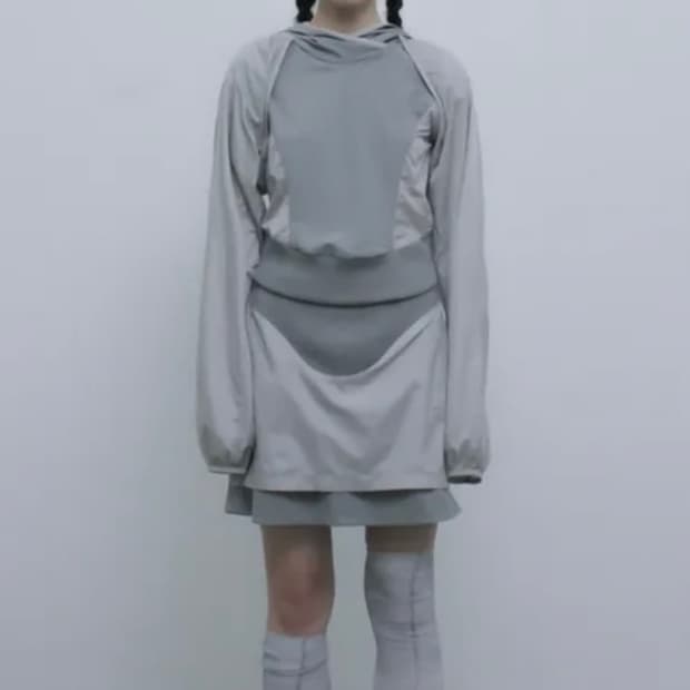 오호스 투웨이 후디 볼레로 셋업 - 카키