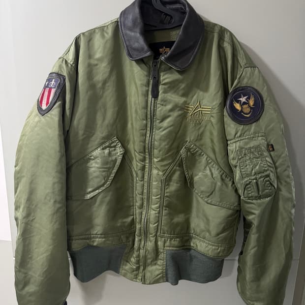 미제 90s 알파인더스트리 cwu-45p  피일럿 항공 점퍼 