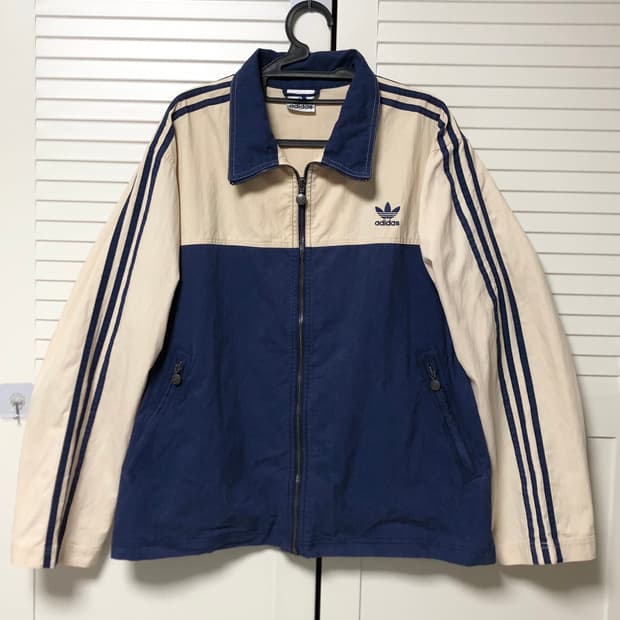 대장 아디다스 90s 자켓 솔리드 삼선 희귀