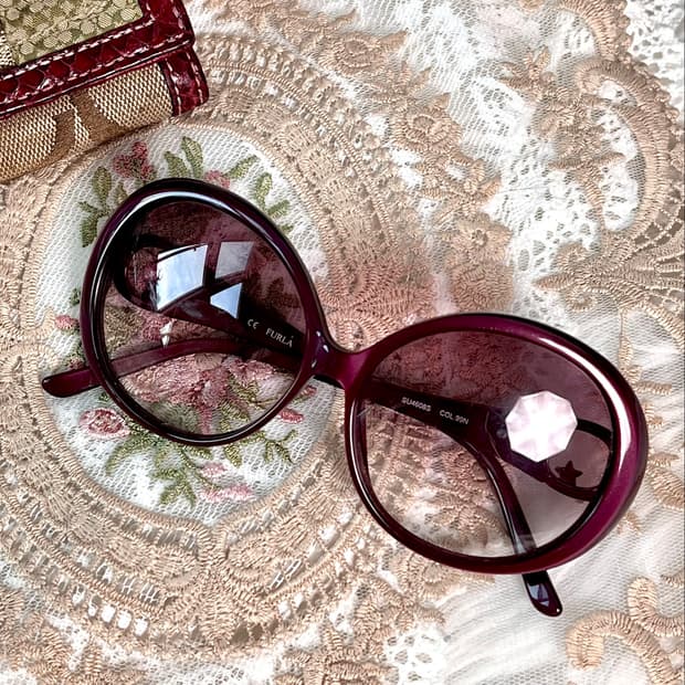 FURLA Mulberry Oversized Star Sunglasses