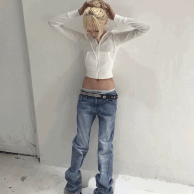 쿄이 kyoii stacked low denim