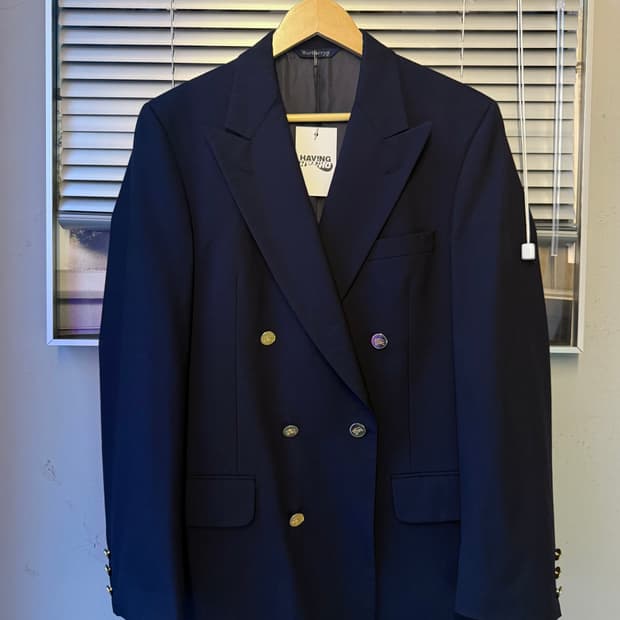 Burberrys 90s USA 금장 블레이저