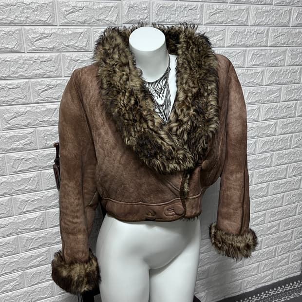 00’s SHEARING Short Real Shearling Jacke