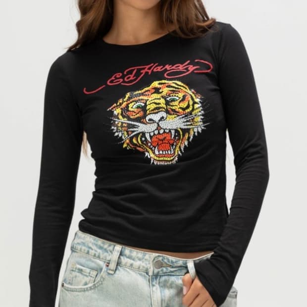 [새제품] 에드 하디 롱슬리브 긴팔티