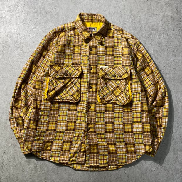 [100] 90s TEX REVERSE USA 빈티지 체크 셔츠