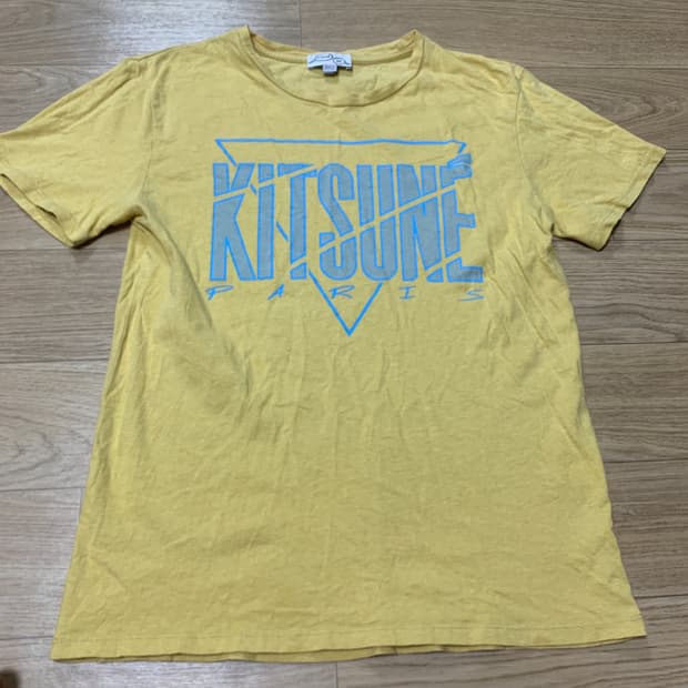 90)Archive 메종키츠네(Kitsune Tee) 초창기 여성 반팔티