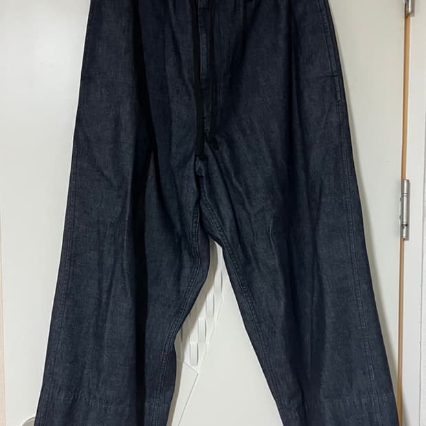 요지야마모토 자카드 데님 팬츠 구매 합니다!!