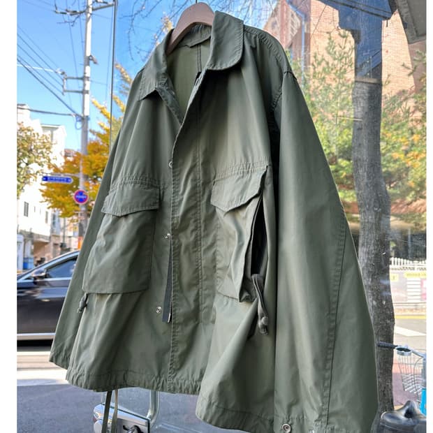 Military 2way zip BIG blouson