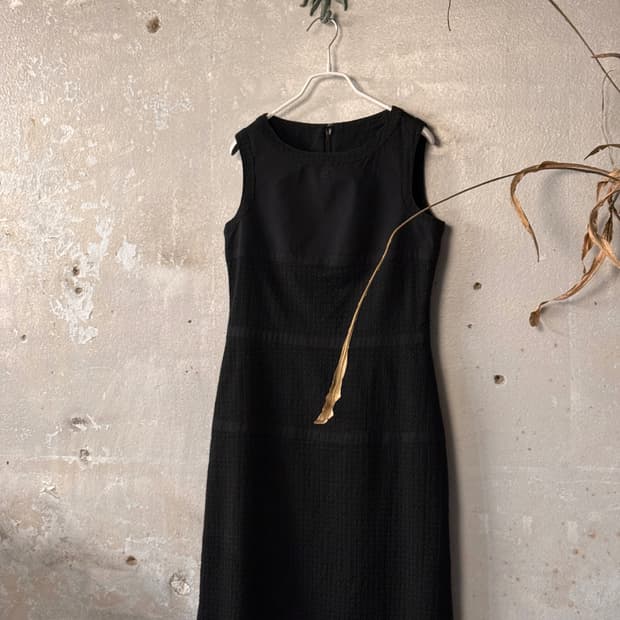 44-55 ) COURREGES Stitching Dress