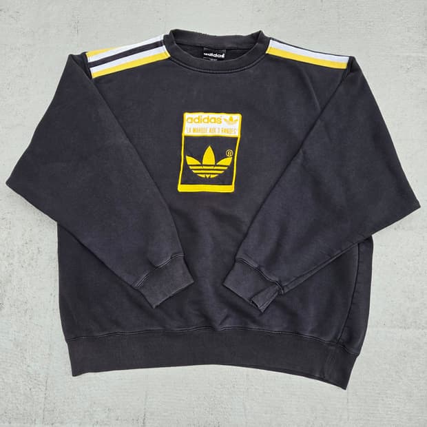 90's 아디다스 LA MARQUE AUX 3 BANDES 맨투맨