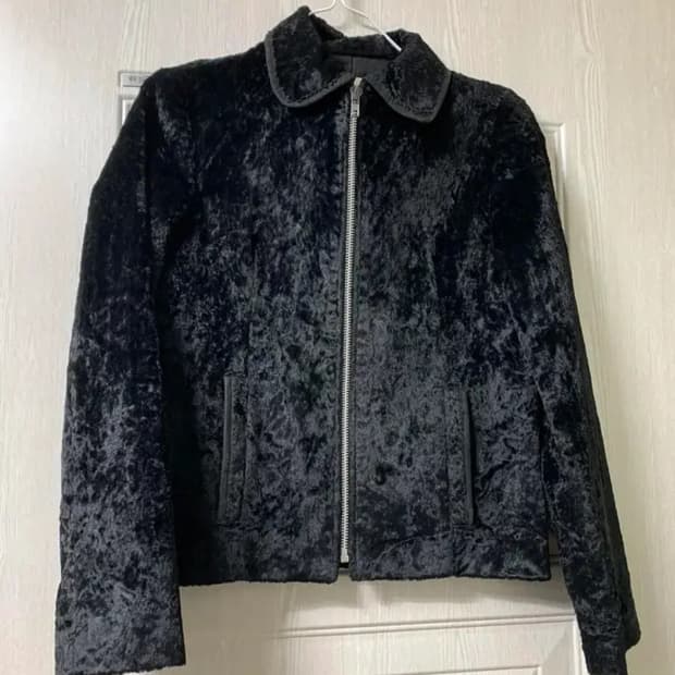 블랙벨벳 자켓
