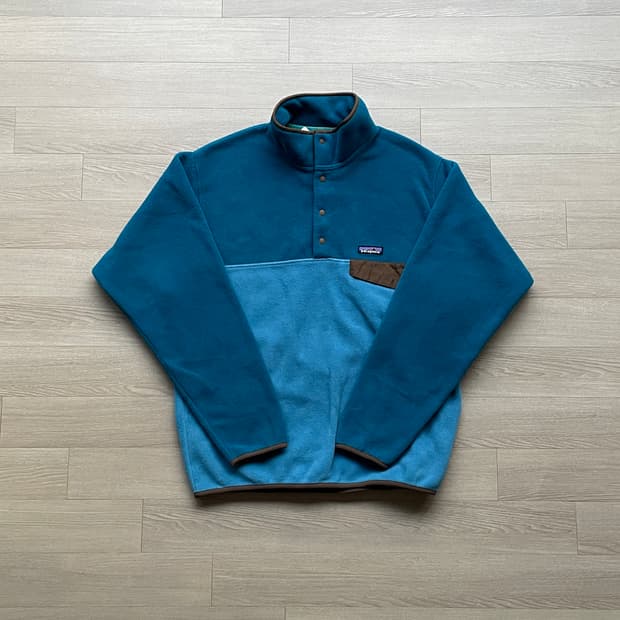 (데드스탁) 파타고니아 신칠라 트래비스 스캇 블루 플리스