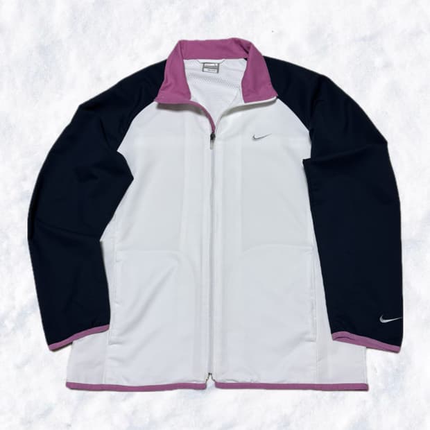 나이키 일본 나그랑 화이트 네이비 바람막이