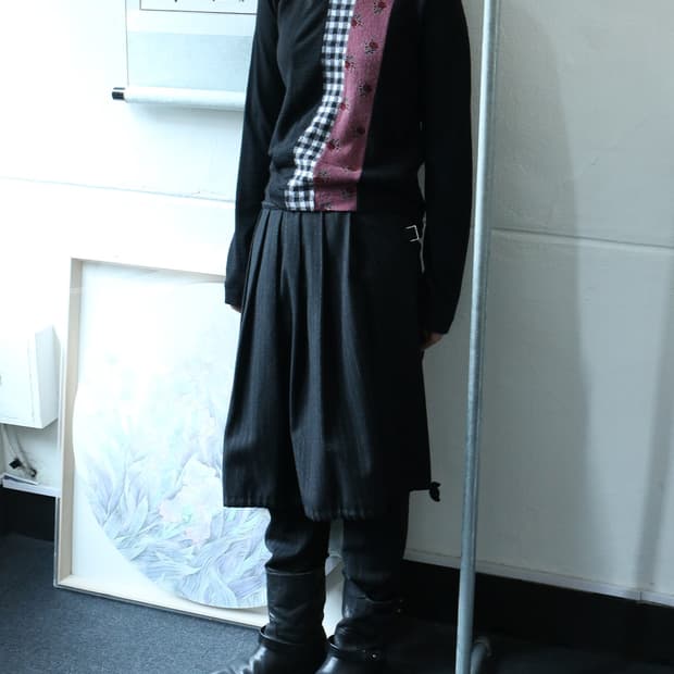 꼼데가르송 로브 드 샹브르 스커트 팬츠