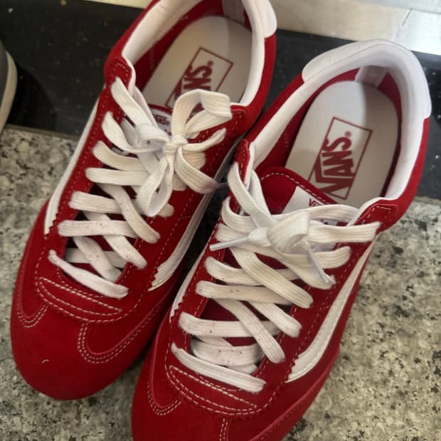 반스 vans 슈퍼 로우프로 레이싱레드 255