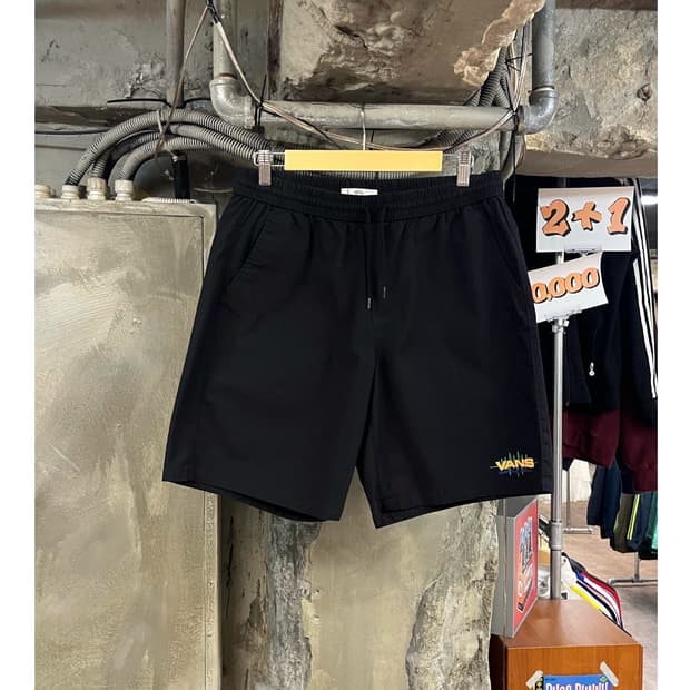 반스 하프 팬츠 블랙 L #csz3650