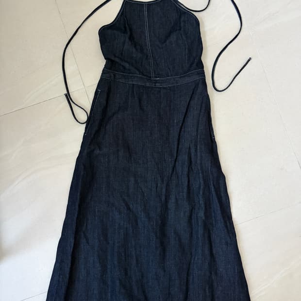 다이애그널 X 마리떼프랑소와저버 데님 원피스