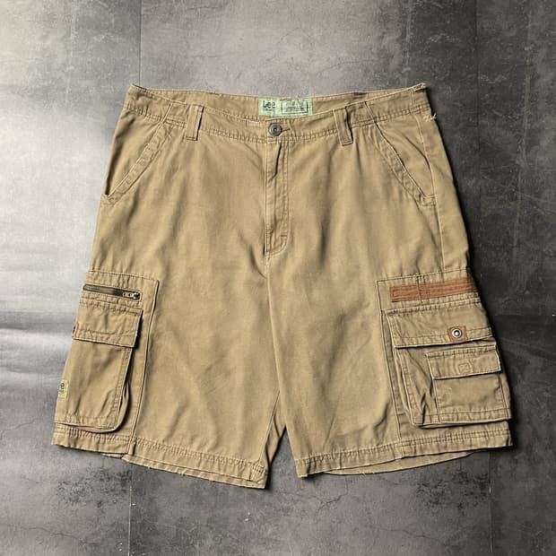 LEE 리 브라운 카고 워크 하프팬츠 A01178