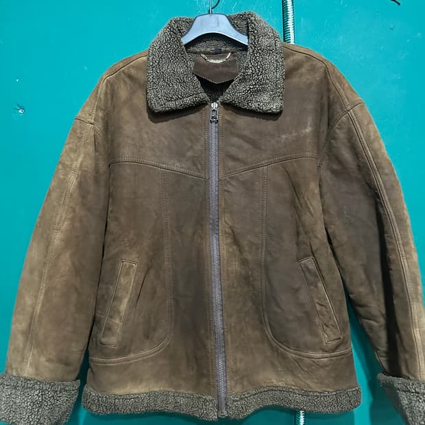 양가죽 스웨이드 무스탕 XL