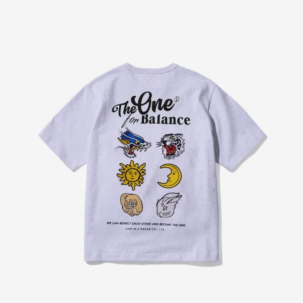 에이카화이트 MUTUAL SIGN HALF SLEEVE TEE 반팔 L