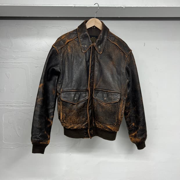 아비렉스 A2 레더자켓