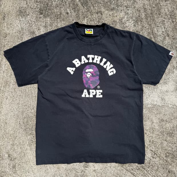 [XL] Bape 베이프 카모 반팔티