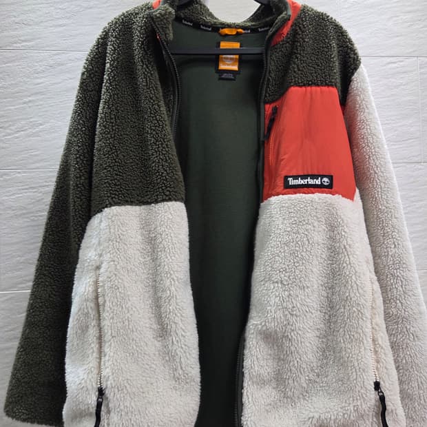 팀버랜드 컬러블록 플리스 자켓(XXL)