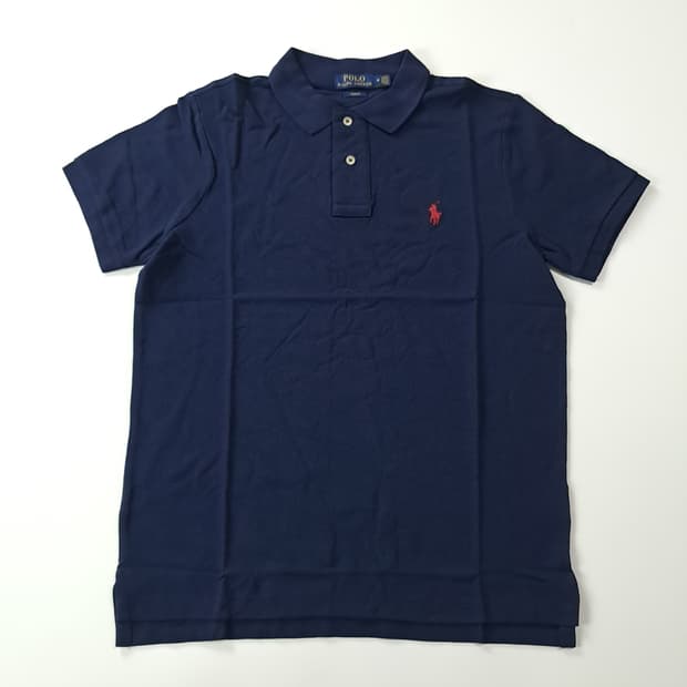 CK341 M 폴로 슬림핏 네이비 칼라 티셔츠