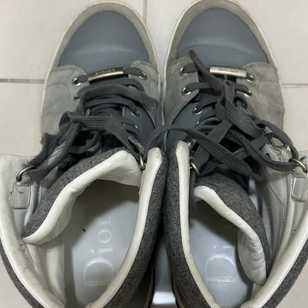 디올옴므 하이탑 스니커즈