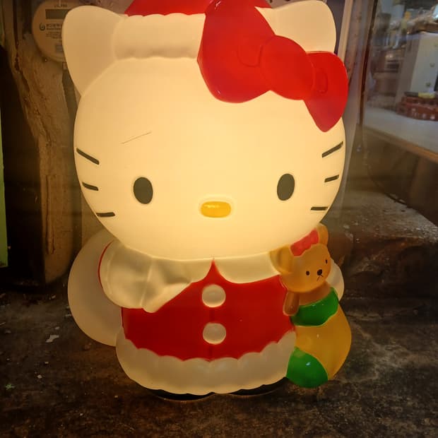 빈티지 산리오 헬로키티 BLOW LIGHT