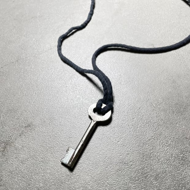 Japanese Vintage  Key Pendant Necklace