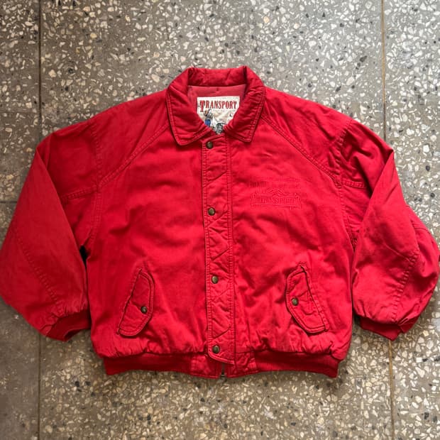 90s 트랜스포트(TRANSPORT) 빈티지 봄버 자켓(O63)
