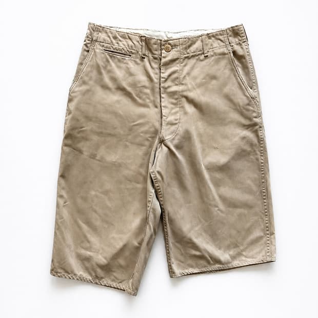 40s 미군 카키 오피서 치노 팬츠 30(Half Cut Off)