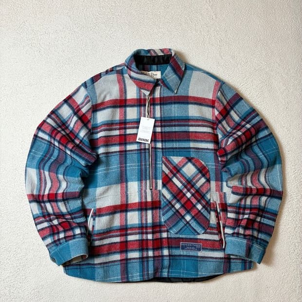 웰던 부티크 체크 아노락 울 자켓 PN7986